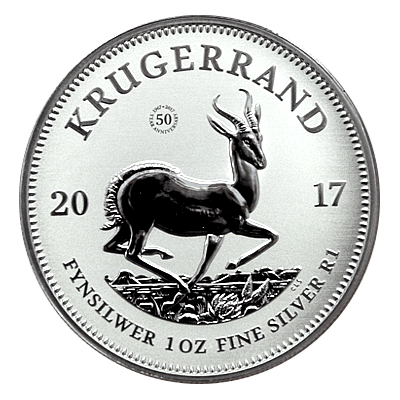 10 X Limited 1 Oz Sølv Krügerrand