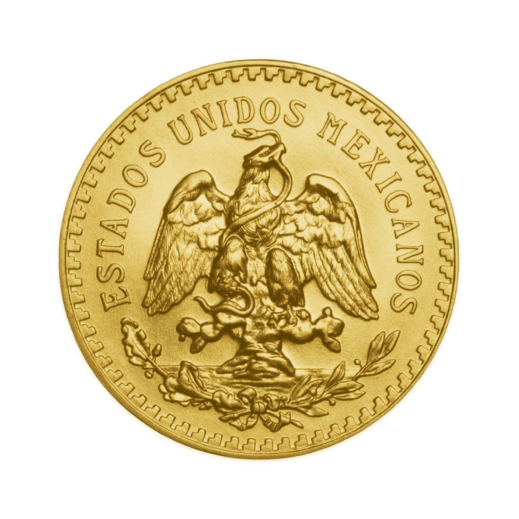 Mexikansk 50 Pesos Guldmønt
