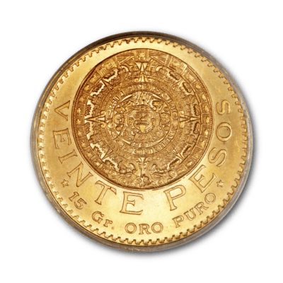 Mexikansk 20 Pesos Guldmønt