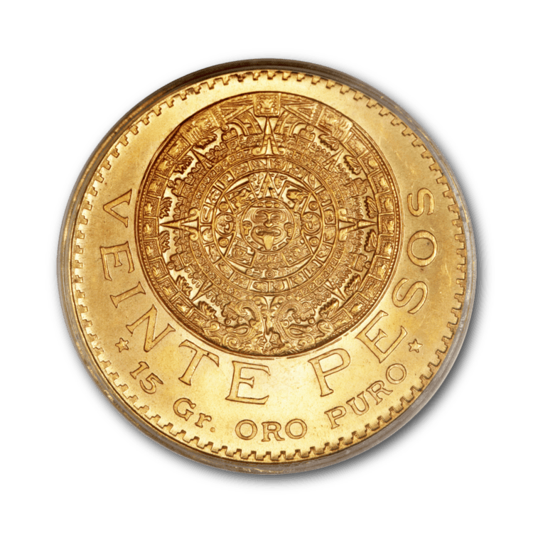Mexikansk 20 Pesos Guldmønt