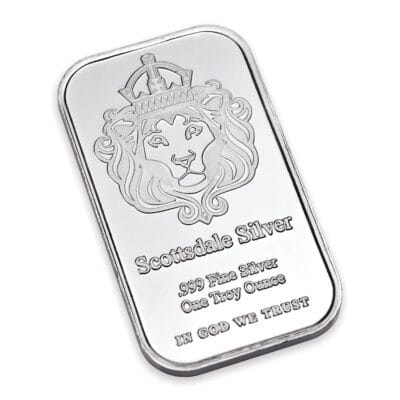 Scottsdale Lion " The One" - finsølvbarre - 1OZ