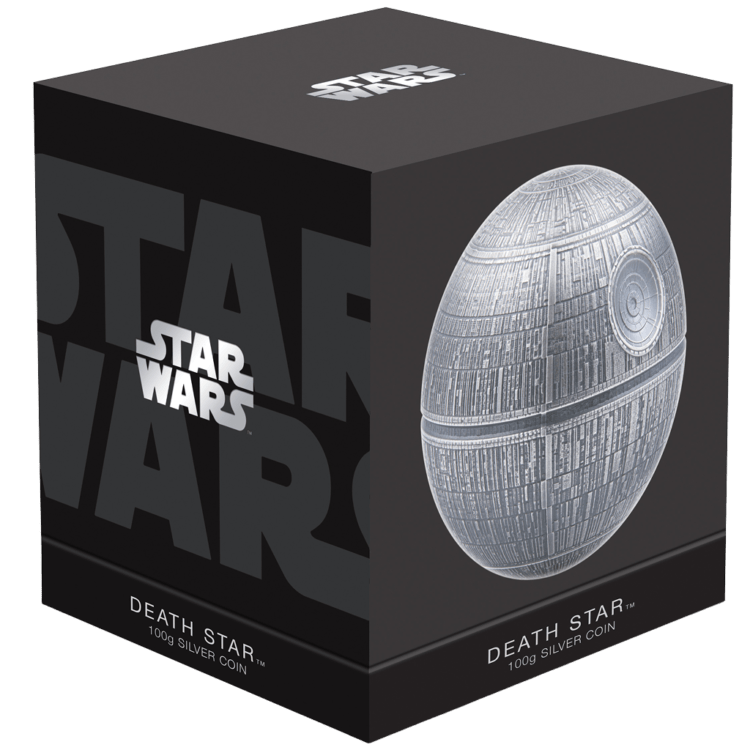 Star Wars Death Star 100 gram sølv
